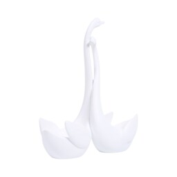 Swan Candle Holder - White - thumbnail 2