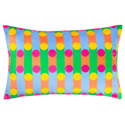 Bon Bon Velvet Cushion - Multicolour / Polyester - thumbnail 2