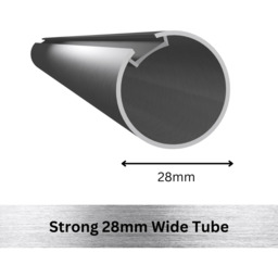 Metal Eyelet Pole - Black / 120cm / 2kg - thumbnail 5