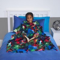 OHS Kids Gaming Printed Wearable Blanket - Multi