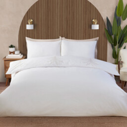 Palms Metallic Duvet Set - Neutral / Double - thumbnail 2