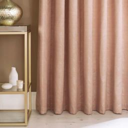 Set of 2 Himalaya Jacquard Eyelet Curtains - Blush Pink / 229cm / 168cm - thumbnail 3
