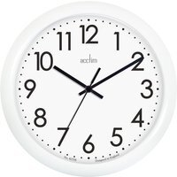 Abingdon Wall Clock White - White