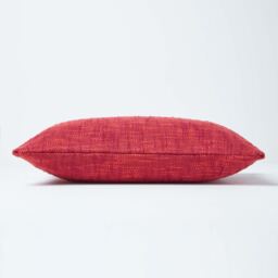 Homescapes Nirvana Cotton Cushion Cover - Terracotta / 50cm / Machine washable at 40 deg. C - thumbnail 2