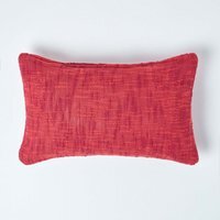 Homescapes Nirvana Cotton Cushion Cover - Terracotta / 50cm / Machine washable at 40 deg. C - thumbnail 1