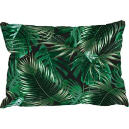 Tropical palm leaves, jungle leaf Outdoor Cushion - Green - thumbnail 2