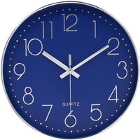 12-Inch Colourful Quartz Wall Clock - Blue
