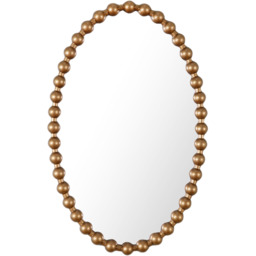 Como Antique Oval Wall Mirror 70x110cm - Antique Gold - thumbnail 3