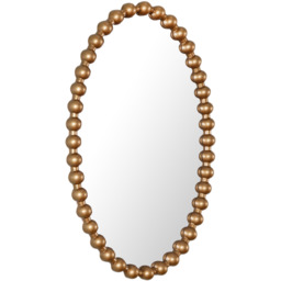 Como Antique Oval Wall Mirror 70x110cm - Antique Gold - thumbnail 4