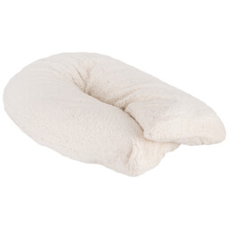 Teddy Fleece V Shape Pillow - Cream - thumbnail 2