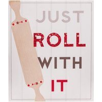 Just Roll With It Wall Plaque - Assorted