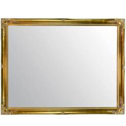 Hamilton Vintage Gold Antique Design Wide Wall Mirror 137 x 106cm - Gold - thumbnail 4