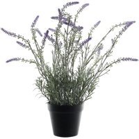 Potted Lavender Artificial Flowers - Lavender