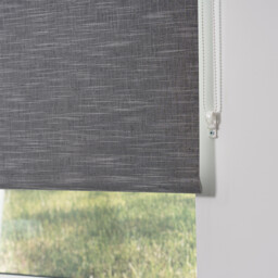 Blackout Textured Blind - Charcoal / 90cm - thumbnail 5