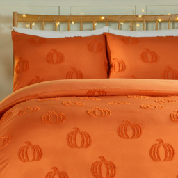Pumpkin Fields Ultra Soft Touch Duvet Cover Set Super King - Multicoloured - thumbnail 3
