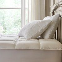 Waterproof Mattress Topper and Pillow Protector Set - White / King