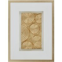 Nason Gold Disc Design Wall Art - Gold