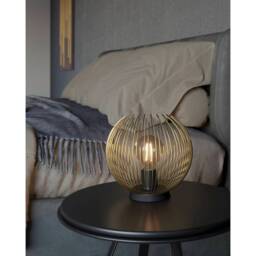 Eglo VENEZUELA Black and Gold Steel Table Lamp - Black, Gold - thumbnail 2