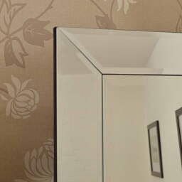 MirrorOutlet Thirlmere Modern Venetian Dress Mirror 170 x 59cm - Yellow - thumbnail 3