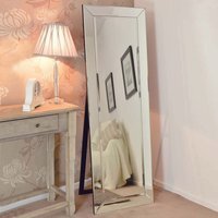 MirrorOutlet Thirlmere Modern Venetian Dress Mirror 170 x 59cm - Yellow - thumbnail 1