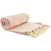 Love Cotton Throw - Pink / Medium