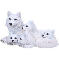 Pups Protection Mother Wolf and Cubs Figurine - 20.5cm