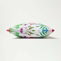 Pink Flamingo Outdoor Cushion 45 x 45 cm, Set of 2 - Pink & Green - thumbnail 4