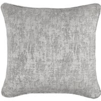 Amara Chenille Cushion Silver - Silver