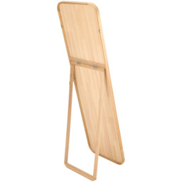 Full-Length Wooden Frame Mirror with Stand - Original Wood - thumbnail 4