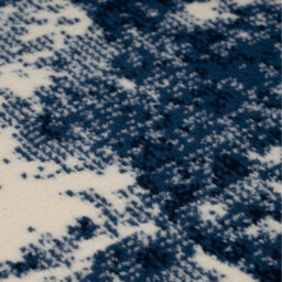 Distressed Abstract Living Room Rug - Navy / 170 x 120cm - thumbnail 2