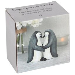 Penguin Partners for Life Ornament Valentine's Day Gift - Grey - thumbnail 2