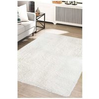 Snug Collection Shaggy Rug - White / 200x290cm