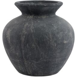 Amalfi Decorative Vase For Faux Floral Arrangements - Grey - thumbnail 2