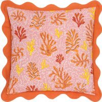 Coral Scalloped Cushion - Sandy Pink / Polyester - image 1