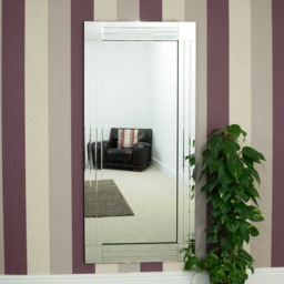 MirrorOutlet Rydal Triple Edge Square Corners Mirror 174 x 85cm - All glass - thumbnail 3