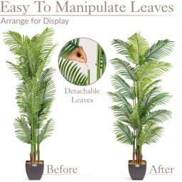 Artifical Areca Palm Tree - Green / 180cm - thumbnail 4