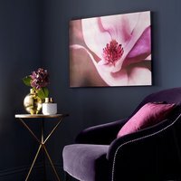 Art for the Home Metallic Plum Petals Printed Canvas - Purple - image 1