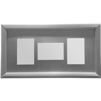 Maren Silver 3 Photo Multi Photo Frame - Silver