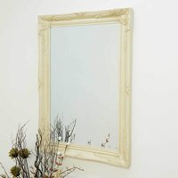 Buxton Ivory Wall Mirror 108 x 78cm - Cream - image 1