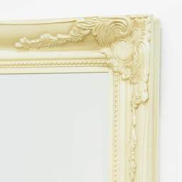 Buxton Ivory Wall Mirror 108 x 78cm - Cream - thumbnail 5