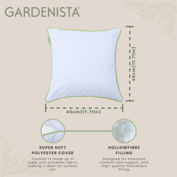 Garden Scatter Cushion Sofa Outdoor Decorative Throw Pillows - Lime / 45cm / 6 - thumbnail 3