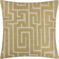 Lauder Jacquard Cushion - Olive / 80 Polyester 20 Feather