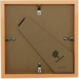 "3D Box Photo Frame - 8 x 8"" with 6 x 6"" Mount - Dark Wood" - thumbnail 2