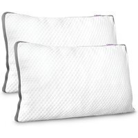 Aamira Deluxe Orthopaedic Shredded Memory Foam Pillow White 70x45cm - White / 2