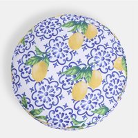 Lemon Outdoor Round Filled Padded Cushion - Yellow - image 1
