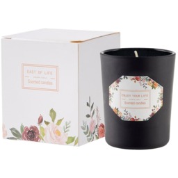 Natural Soy Wax Scented Candle in Glass Jar - Blackberry and Laurel - thumbnail 2