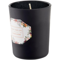 Natural Soy Wax Scented Candle in Glass Jar - Blackberry and Laurel - thumbnail 3