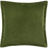 Merton Velvet Cushion Cover - Olive Oil