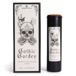 Ancient Witch Ritual Candle Gothic Garden Scent for Meditation Rituals - Black - thumbnail 3