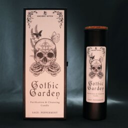 Ancient Witch Ritual Candle Gothic Garden Scent for Meditation Rituals - Black - thumbnail 5